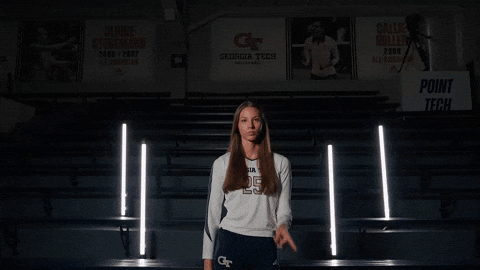 Georgia Tech Volleyball GIF by Georgia Tech Yellow Jackets