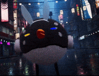 Bird Explode GIF