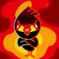 birdeye_so angry wtf bird on fire GIF