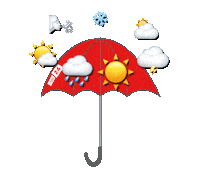 Wetter Sticker by rbb24