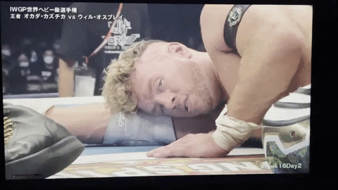trentdozier wrestling sleepy pro wrestling njpw GIF
