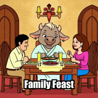 Family Dinner GIF by Masterfurdinand