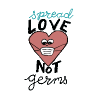 Stressed Heart Sticker by Rachel Schelb