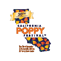 cityoflancasterca 30thanniversary capoppies poppyfestival capoppyfestival Sticker