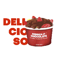 Frutas Fondue Sticker by Fábrica Di Chocolate