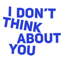 song i don't think about you Sticker by HRVY