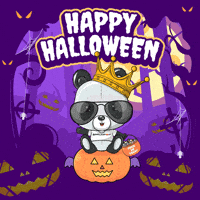 Halloween Ghost GIF by PandaPals