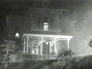 Haunted House Halloween GIF