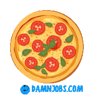 Super Bowl National Pizza Day Sticker by Damnjobs