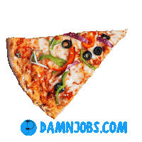 Super Bowl National Pizza Day Sticker by Damnjobs