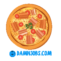 Super Bowl National Pizza Day Sticker by Damnjobs