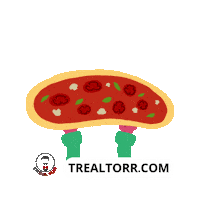 Real Estate Pizza Sticker by Trealtorr