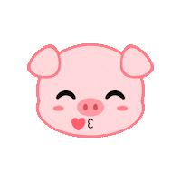 Pig Love Sticker