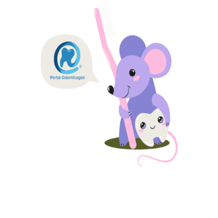 Mouse Tooth Sticker by G13Group