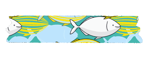 Sticker Fish Sticker by Tostoini