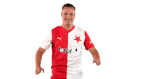 Hands Up Football Sticker by SK Slavia Praha