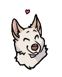 In Love Wolf Sticker