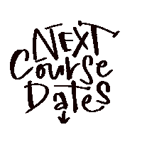 Workshop Dates Sticker by The Modern Calligraphy Co.