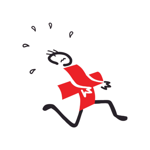 Stress Sami Sticker by Schweizerischer Samariterbund
