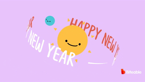 Celebrate New Year GIF by Biteable