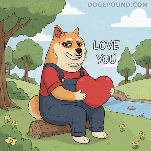 Sitting I Love You GIF by Doge Pound