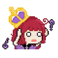Confused Pixel Sticker