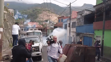 Tear Gas Disperses Protesters in Caracas After Failed Coup