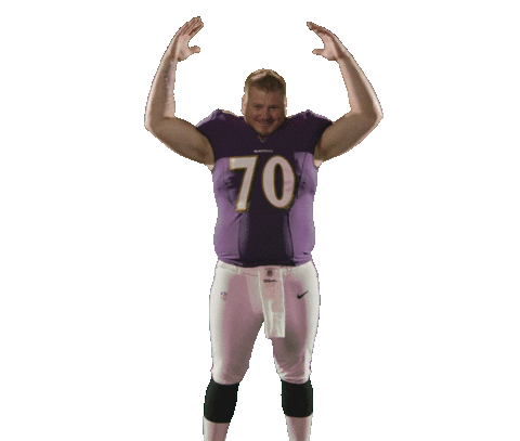 Pump Up Football Sticker by Baltimore Ravens