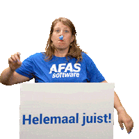 Goed Juist Sticker by AFAS Software