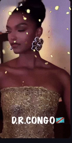 Lady_CW giphycreatortest miss universe congo rdc GIF
