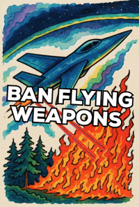 Ban Flying Weapons GIF by The LSD Hotel