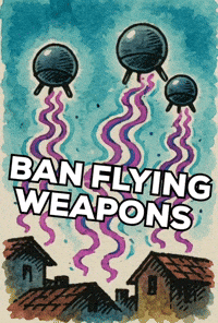 Ban Flying Weapons GIF by The LSD Hotel