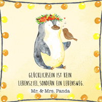 Flower Girl Bird GIF by Mr. & Mrs. Panda