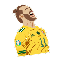 Gareth Bale Wales Sticker