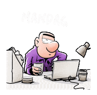 Strandforlag lunch mandag lunchstriper endeligmandag Sticker