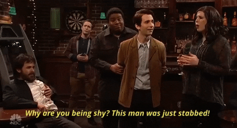 why are you being shy? kenan thompson GIF by Saturday Night Live