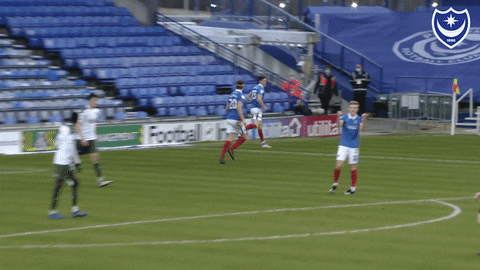 Soccer Goal GIF by Portsmouth Football Club