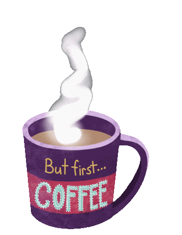 MadebyCRO coffee morning fuel hot coffee Sticker