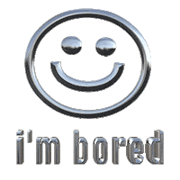 personalfears smile bored chrome personal fears Sticker