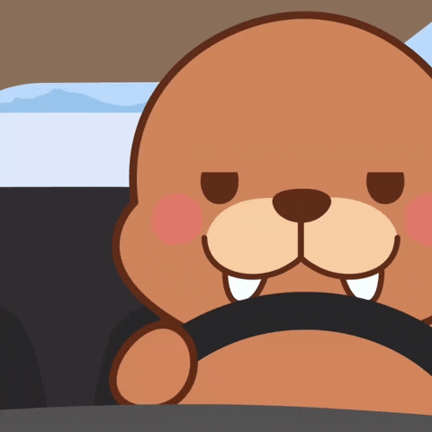 Driving On My Way GIF by FROSTYS