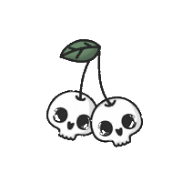 Halloween Skull Sticker