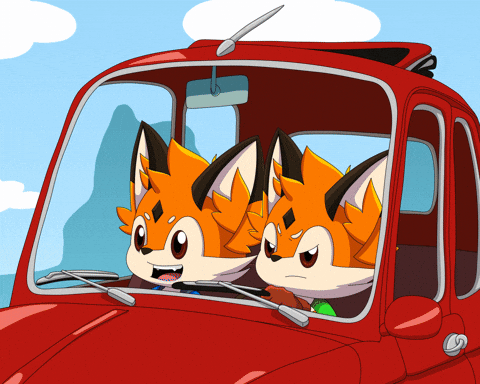 Car Driving GIF by Foxy