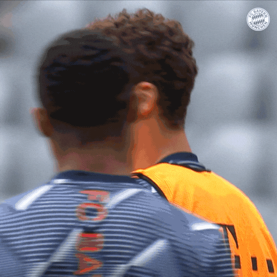 Warm Up Smile GIF by FC Bayern Munich