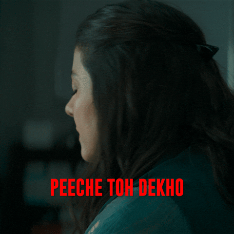 Look Behind GIF by DevgnFilms