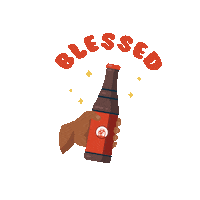 NewBelgiumBrewing beer blessed craft beer brewery Sticker