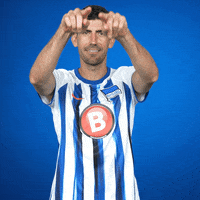 Andreas Bouchalakis Football GIF by Hertha BSC