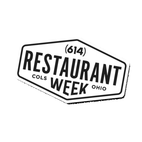 Columbus Ohio Restaurant Sticker by 614magazine