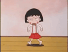Angry Chibi Maruko GIF