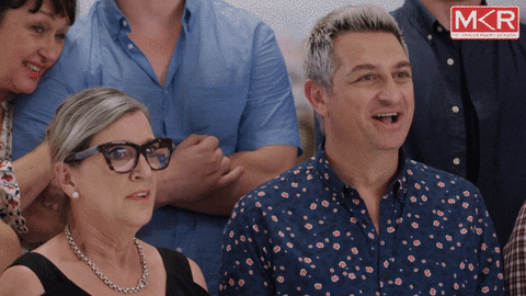 happy sal GIF by My Kitchen Rules