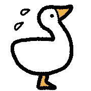Bird Duck Sticker